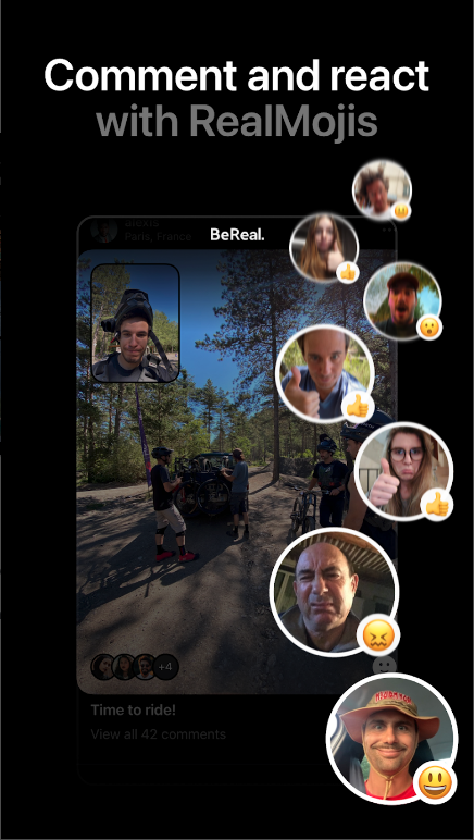 Sample of how BeReal App works - Image #1