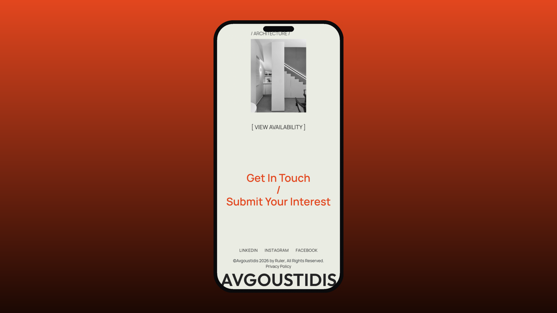 AVGOUSTIDIS CONSTRUCTION mobile experience