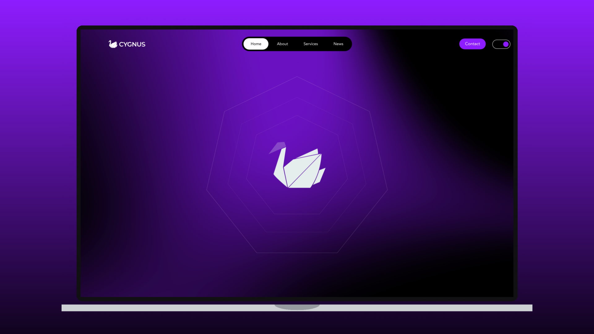 Cygnus website by Ruler