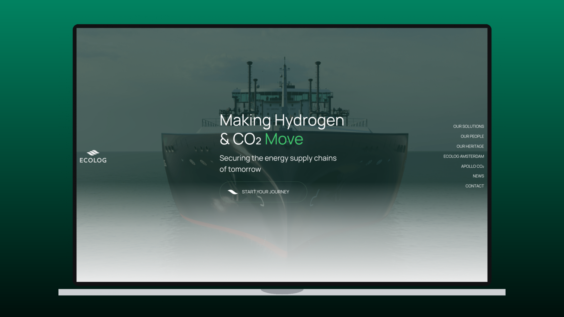 Ecolog website by Ruler