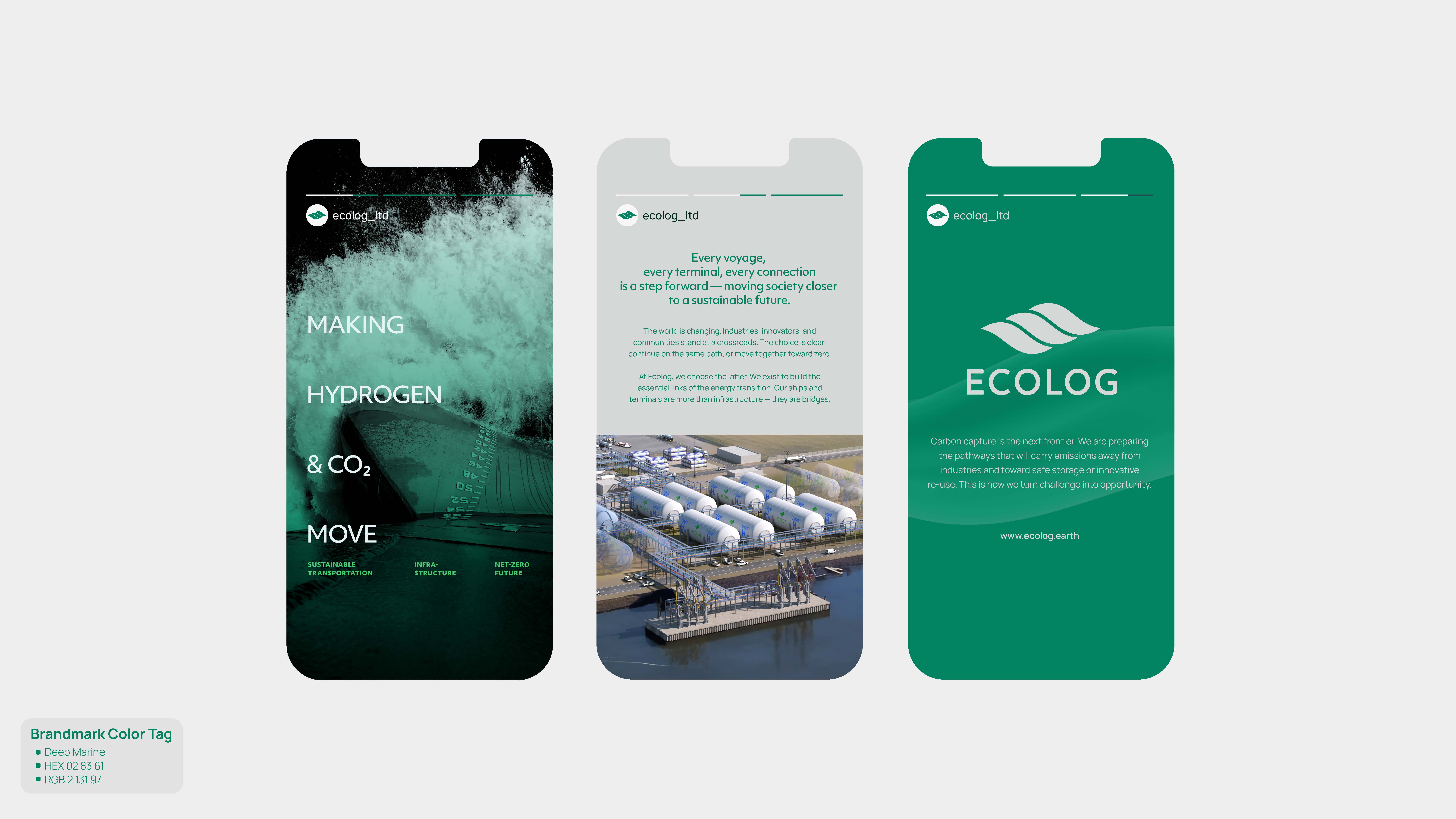Ecolog brand identity by Ruler