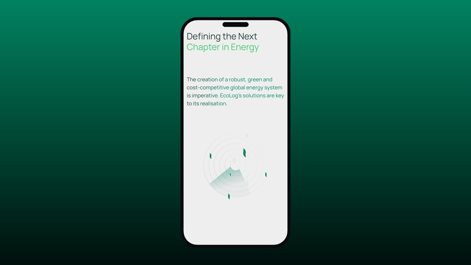 Ecolog mobile experience