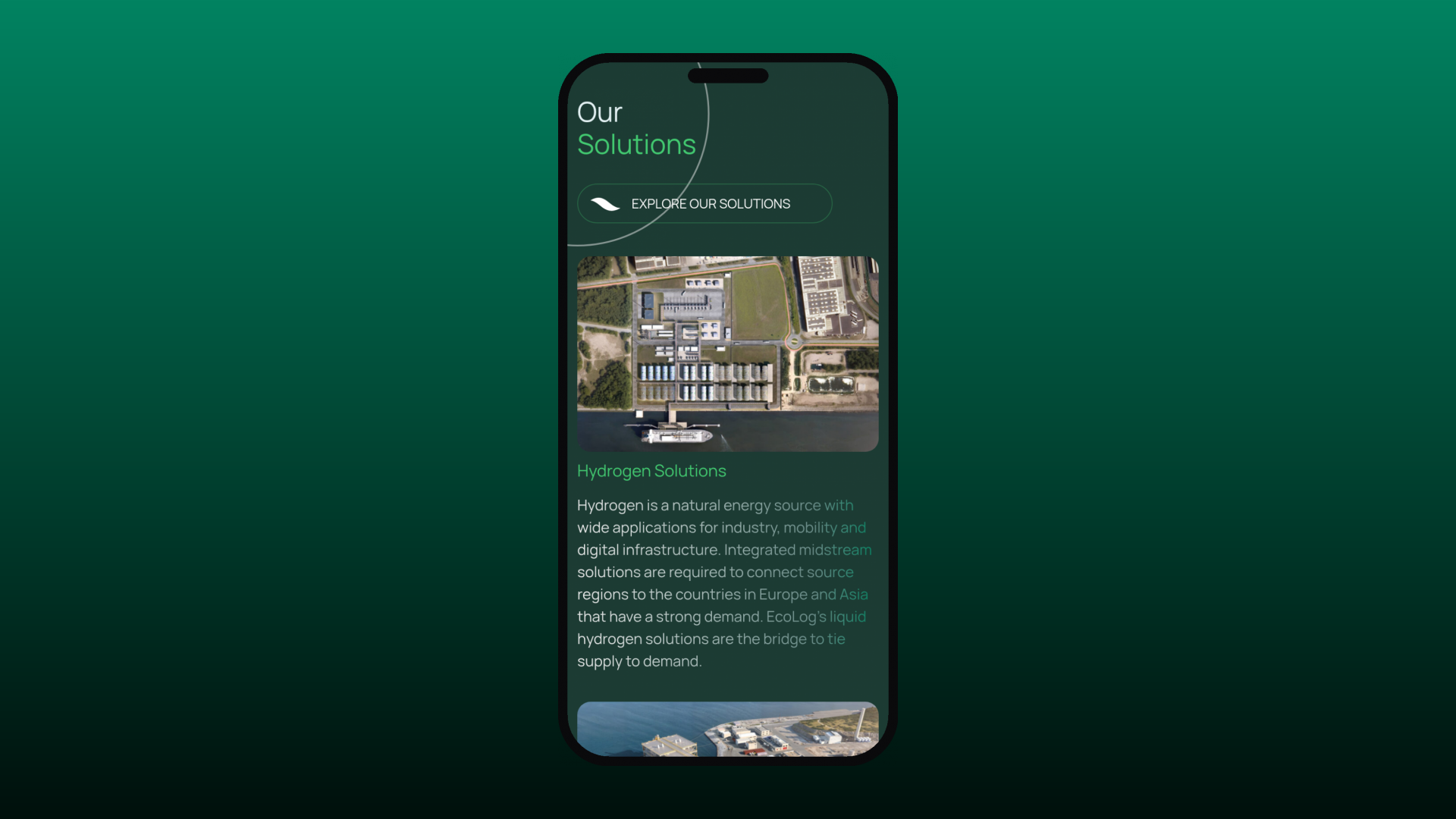 Ecolog mobile experience