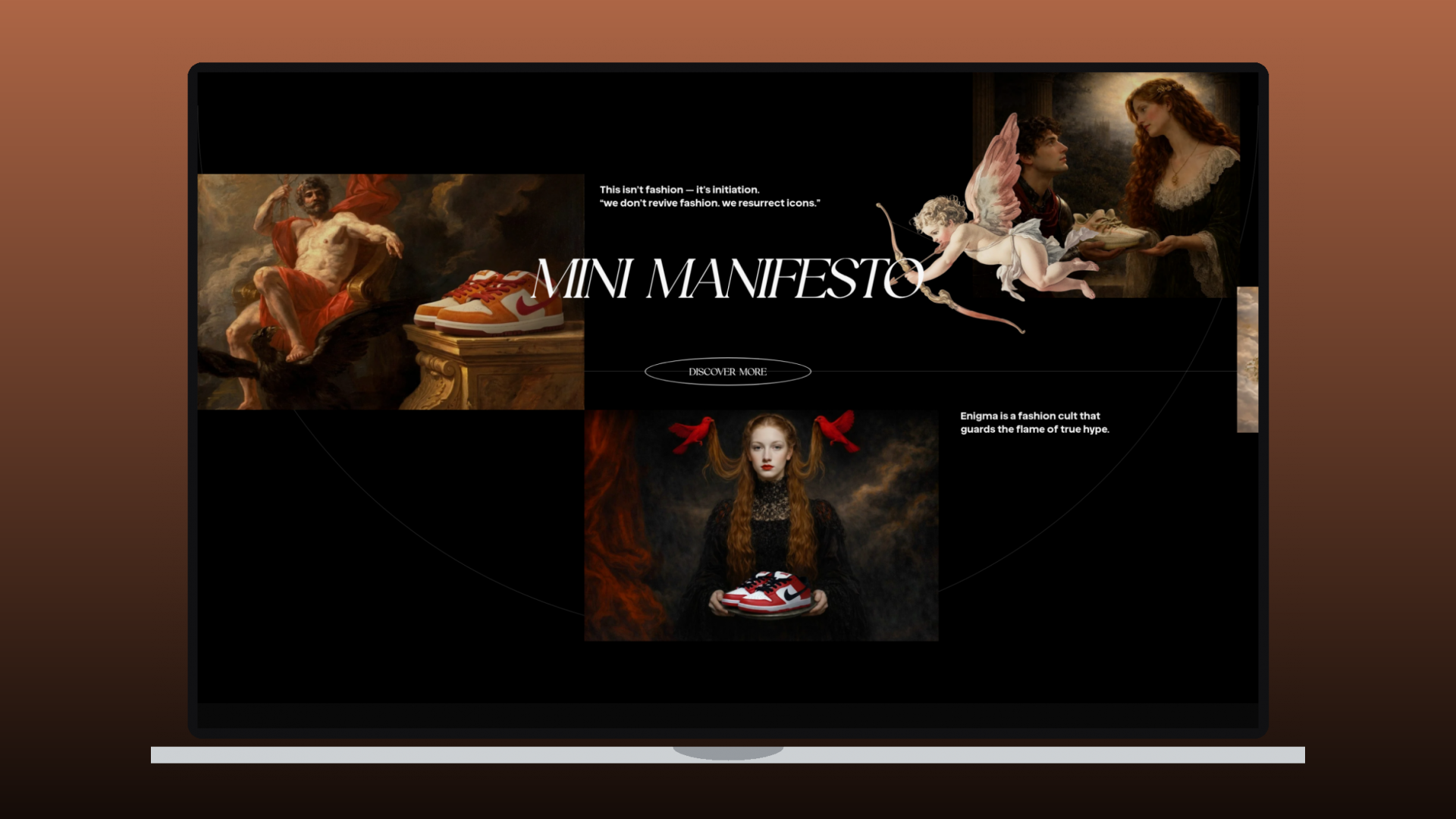 Enigma website by Ruler