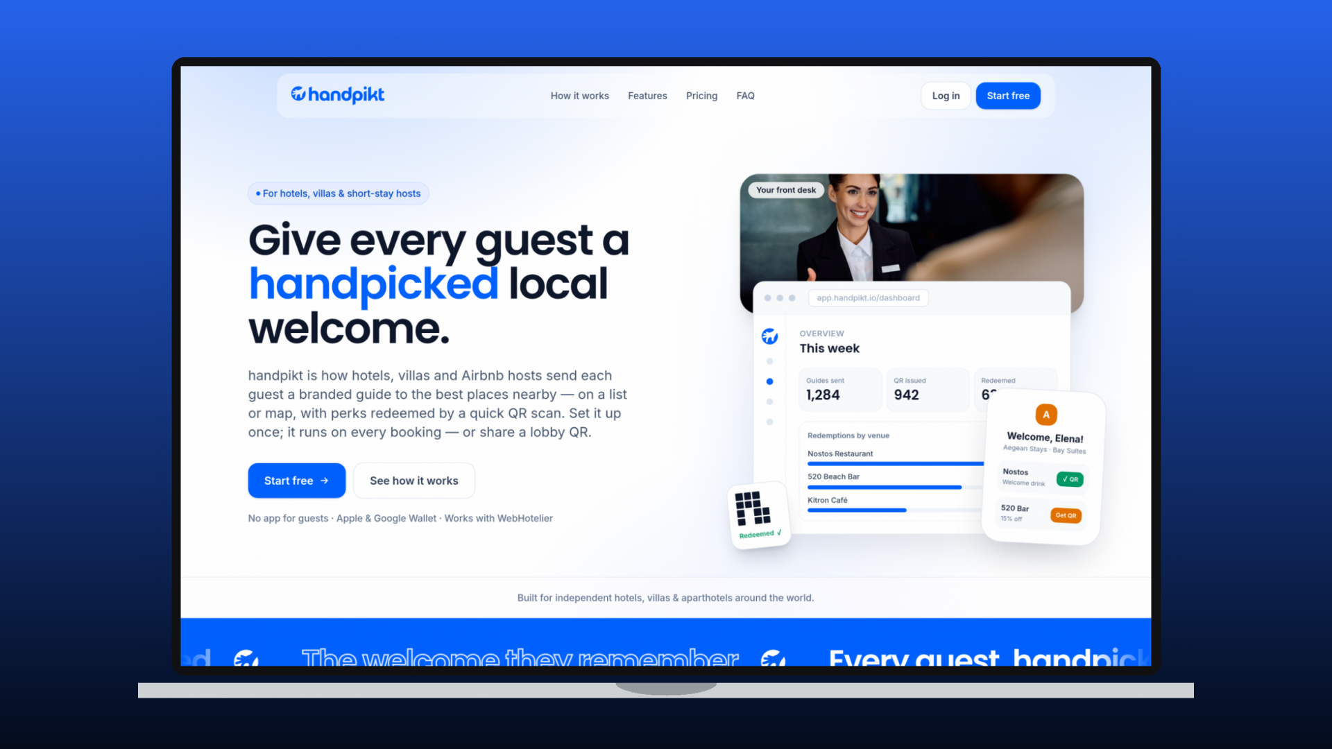 Handpikt website by Ruler