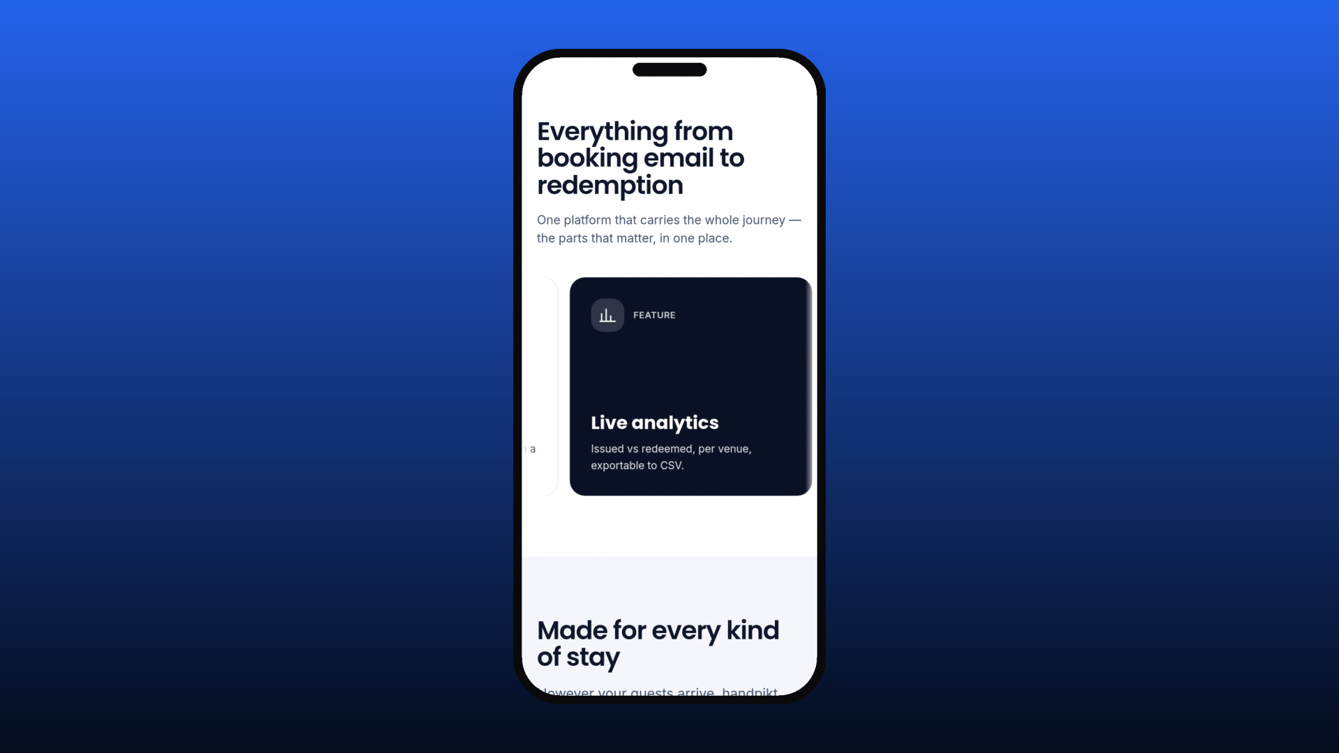 Handpikt mobile experience