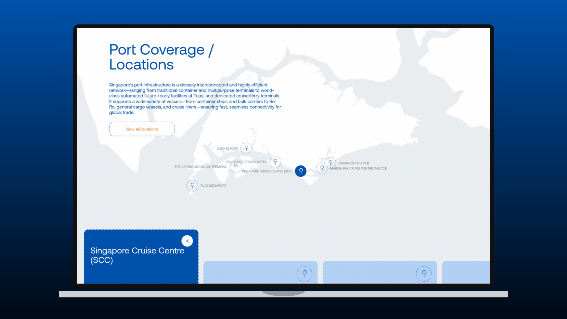 Horizon Shipping website by Ruler