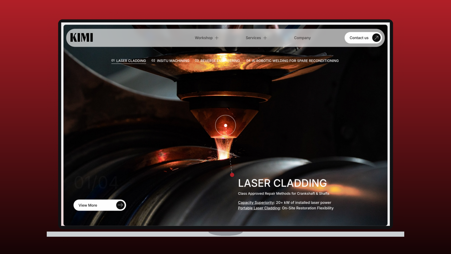 KIMI website by Ruler