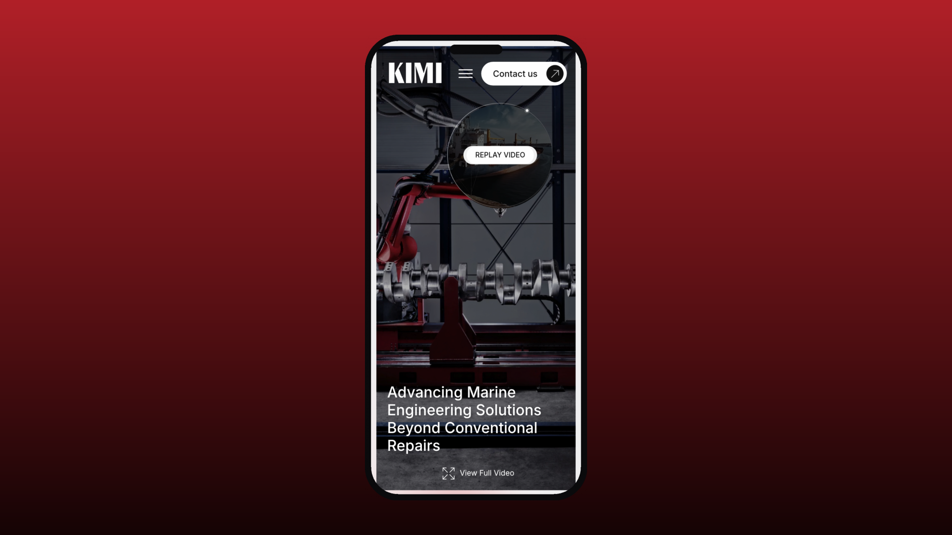 KIMI mobile experience
