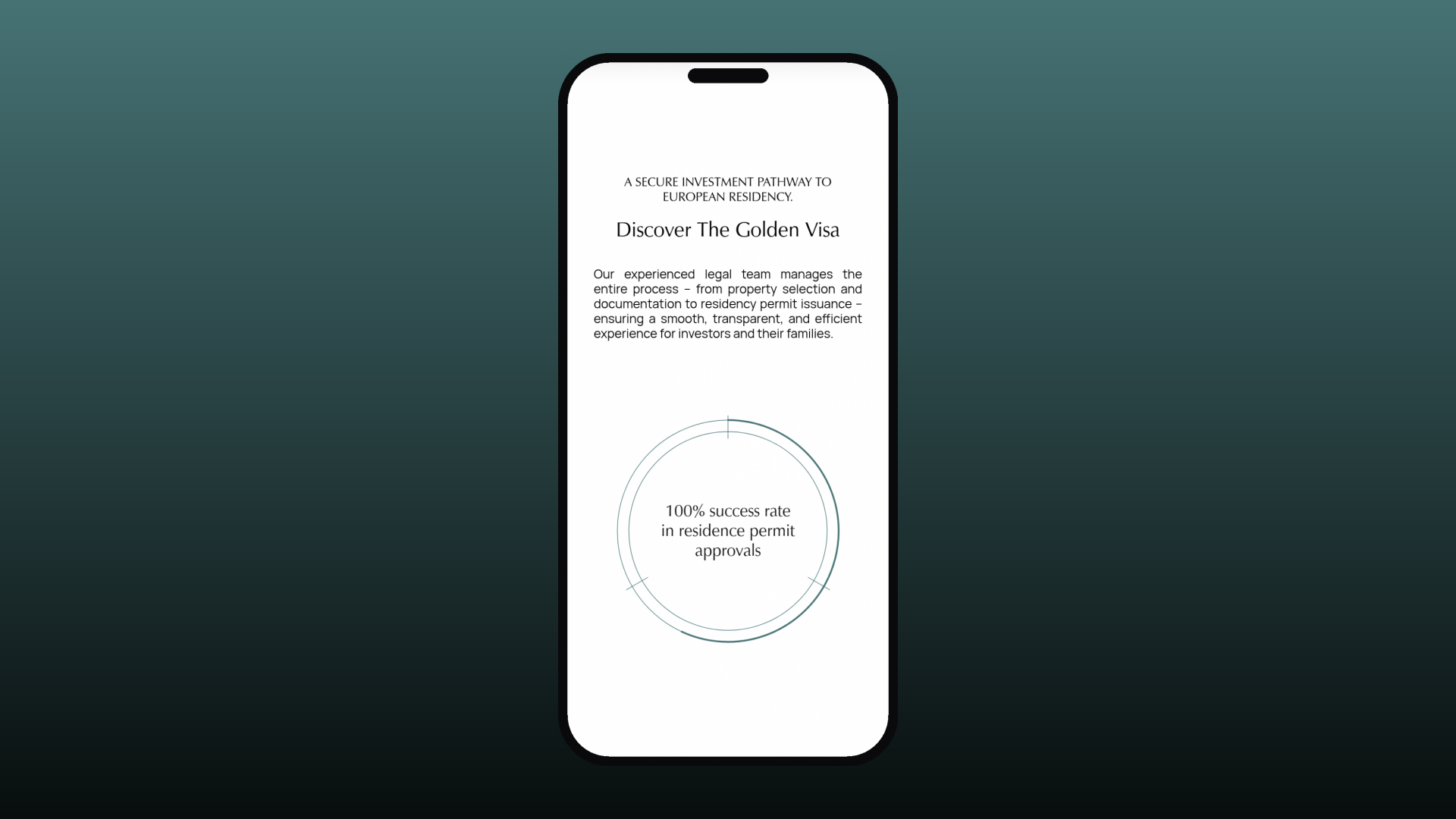 OIKOS Developments mobile experience