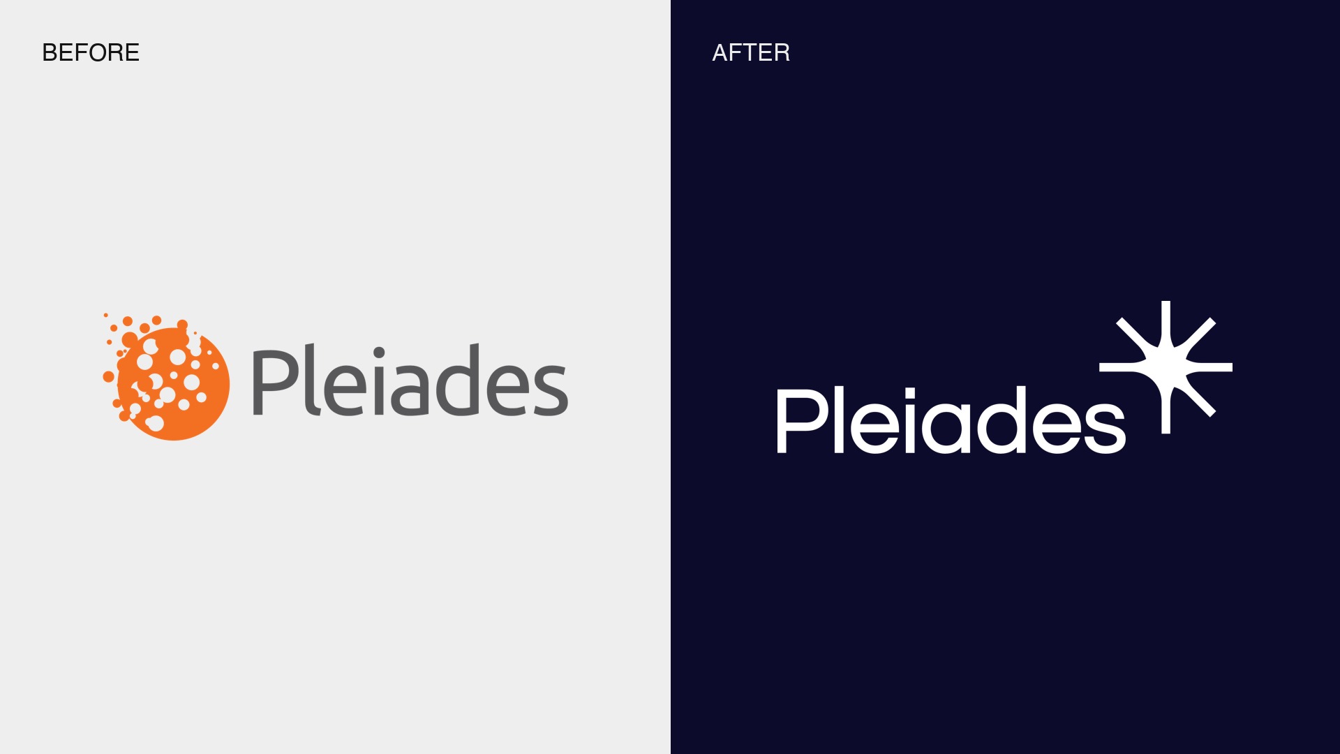 Pleiades brand identity by Ruler