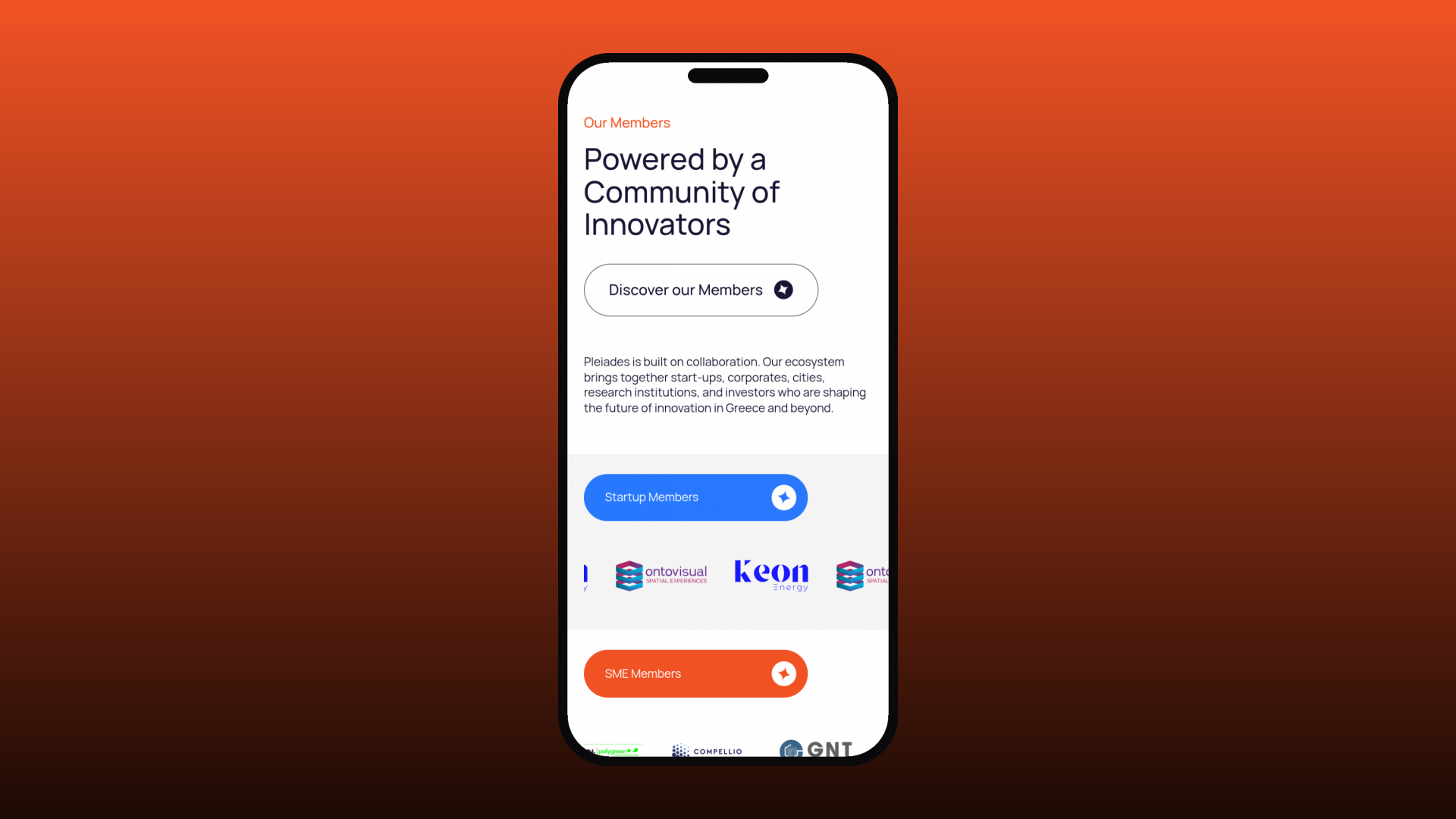 Pleiades mobile experience