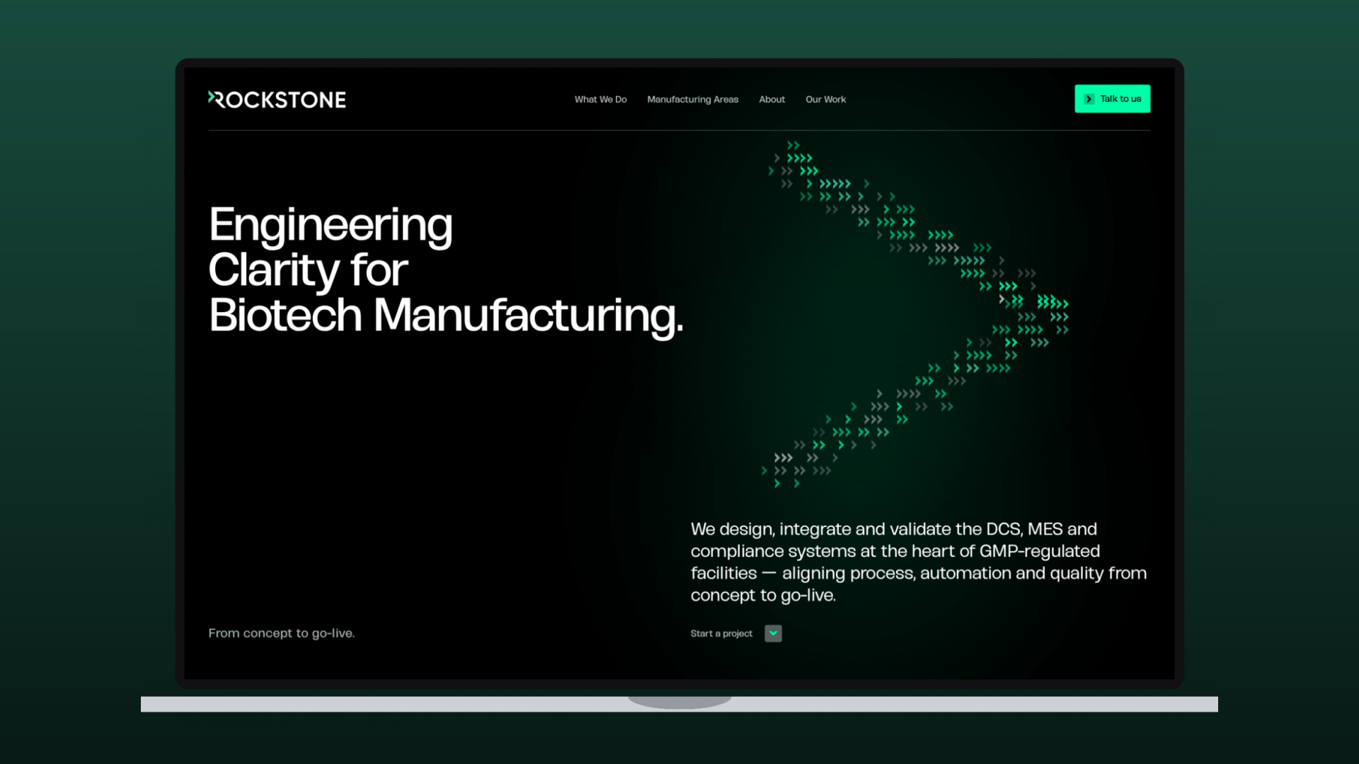 Rockstone website by Ruler