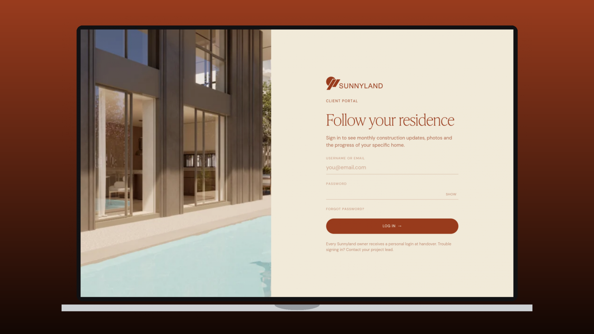 Sunnyland website by Ruler