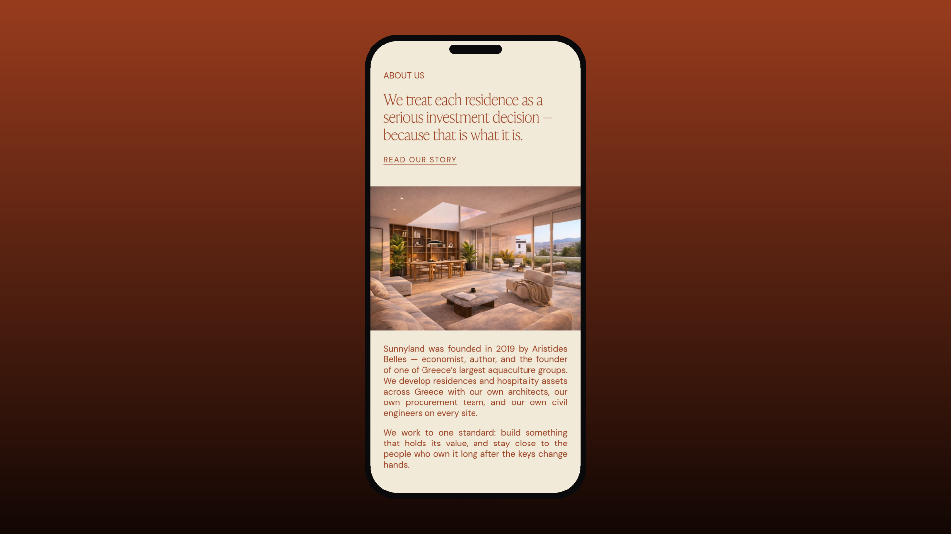 Sunnyland mobile experience