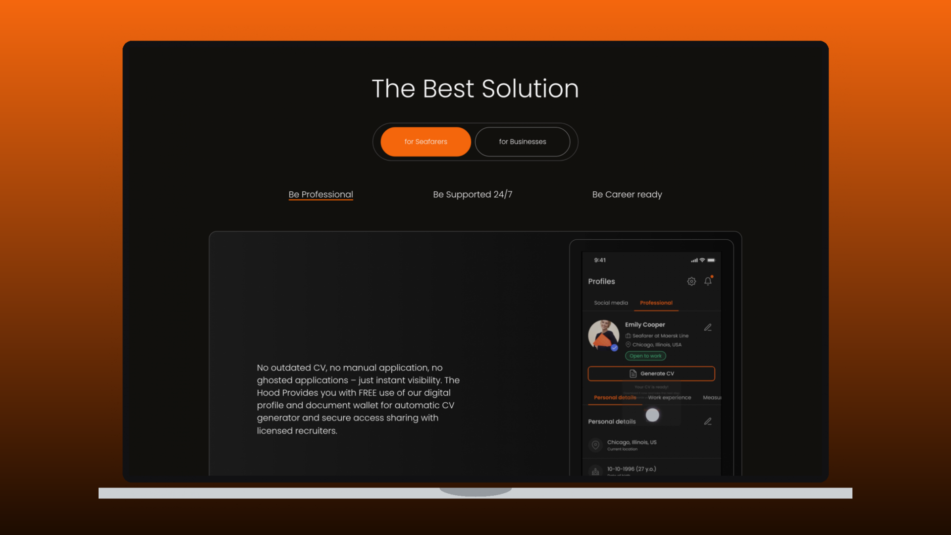 The Hood website by Ruler
