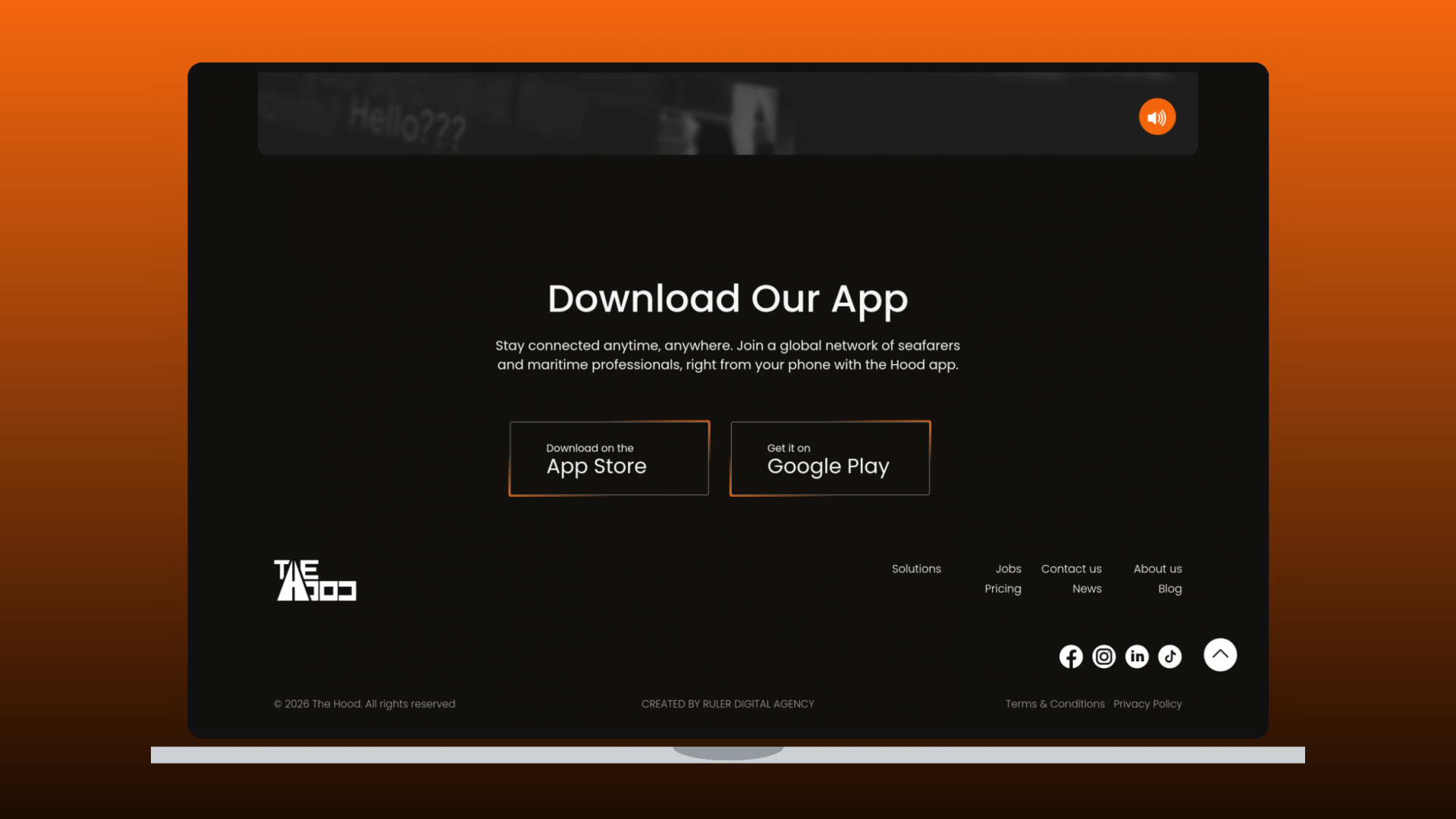 The Hood website by Ruler